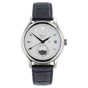 Chopard LUC GMT Silver Dial 18k White Gold 38mm Automatic Mens Watch 161867-1001