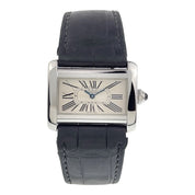 Cartier Tank Divan Steel Silver Dial 31mm Quartz Movement Womens Watch W6300255