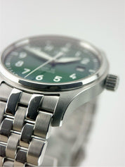 IWC Pilot Mark Stainless Steel Green Dial 40mm Automatic Men’s Watch IW328206