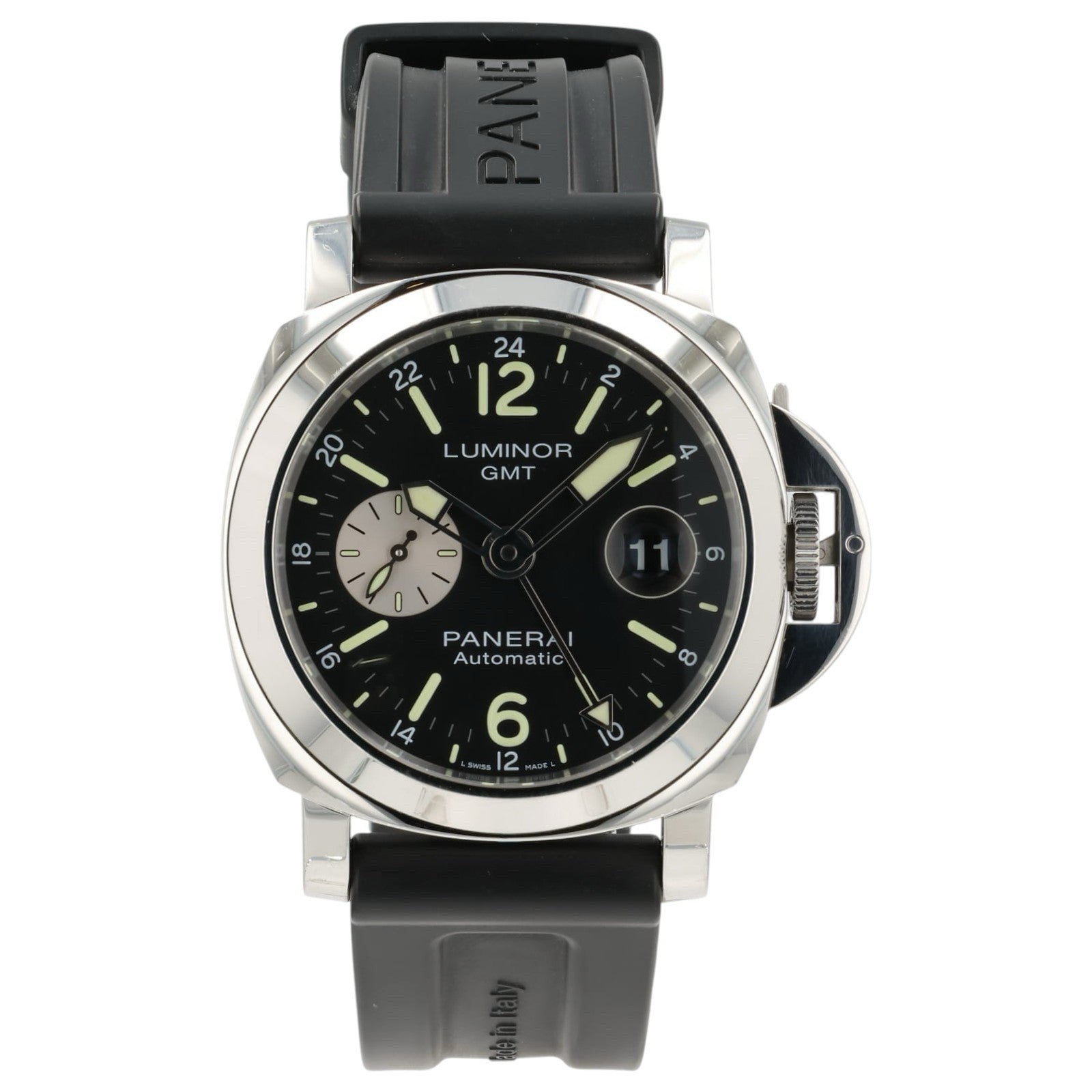 Panerai Luminor Black Dial Stainless Steel 44mm Automatic Men’s Watch PAM01088