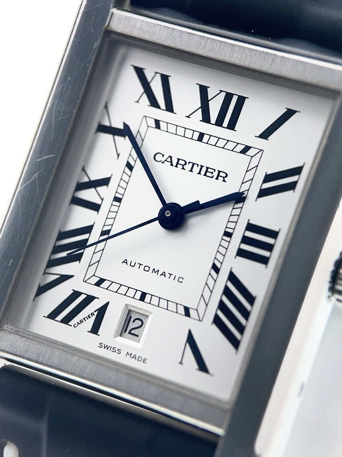 Cartier Tank Solo XL Steel Silver Color Dial 31mm Automatic Men’s Watch W5200027