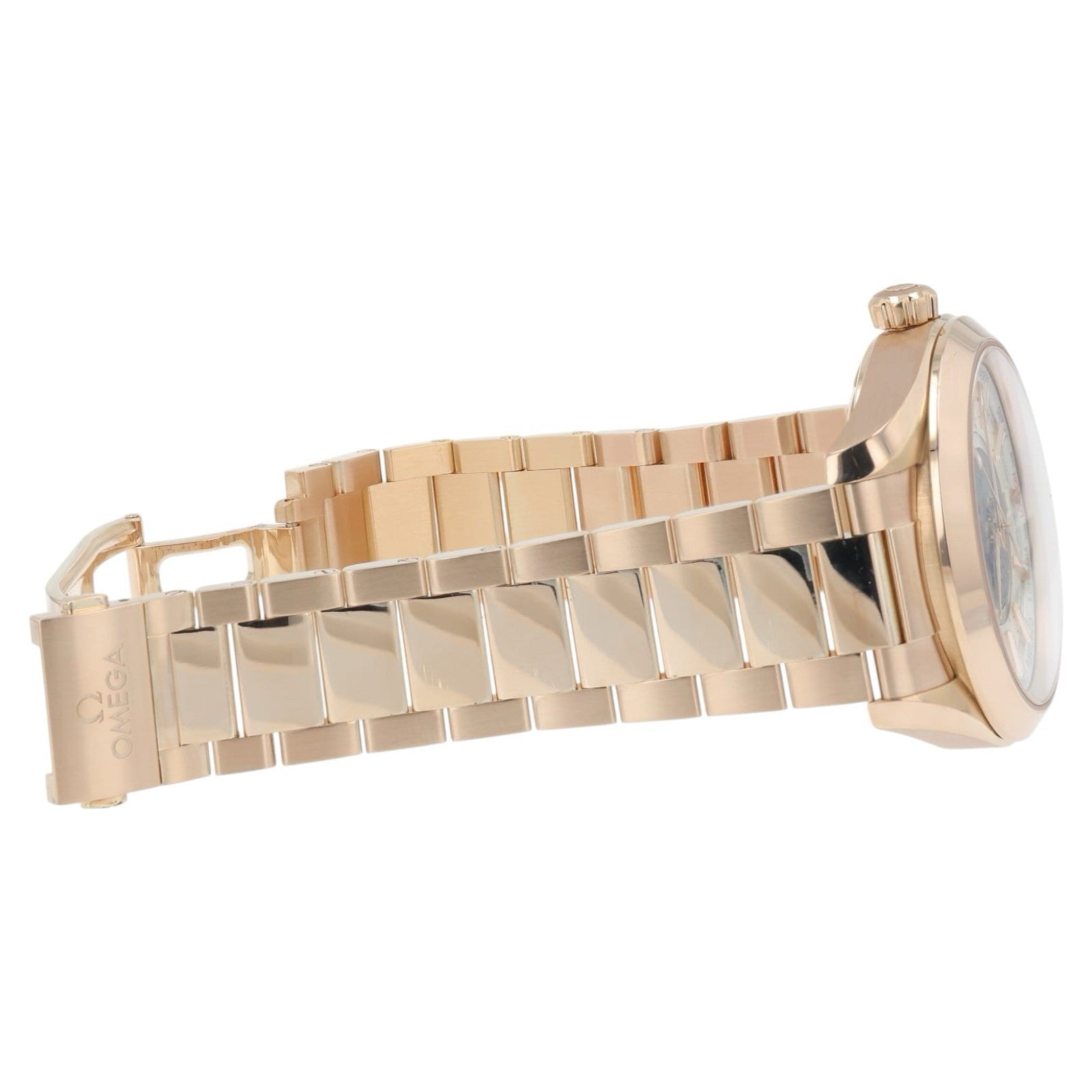 Omega Seamaster Aqua Terra White Dial 18k Rose Gold 43mm 220.50.43.22.02.001