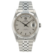 Tudor Prince Day-Date Silver Dial Stainless Steel 36mm Automatic Mens 76200