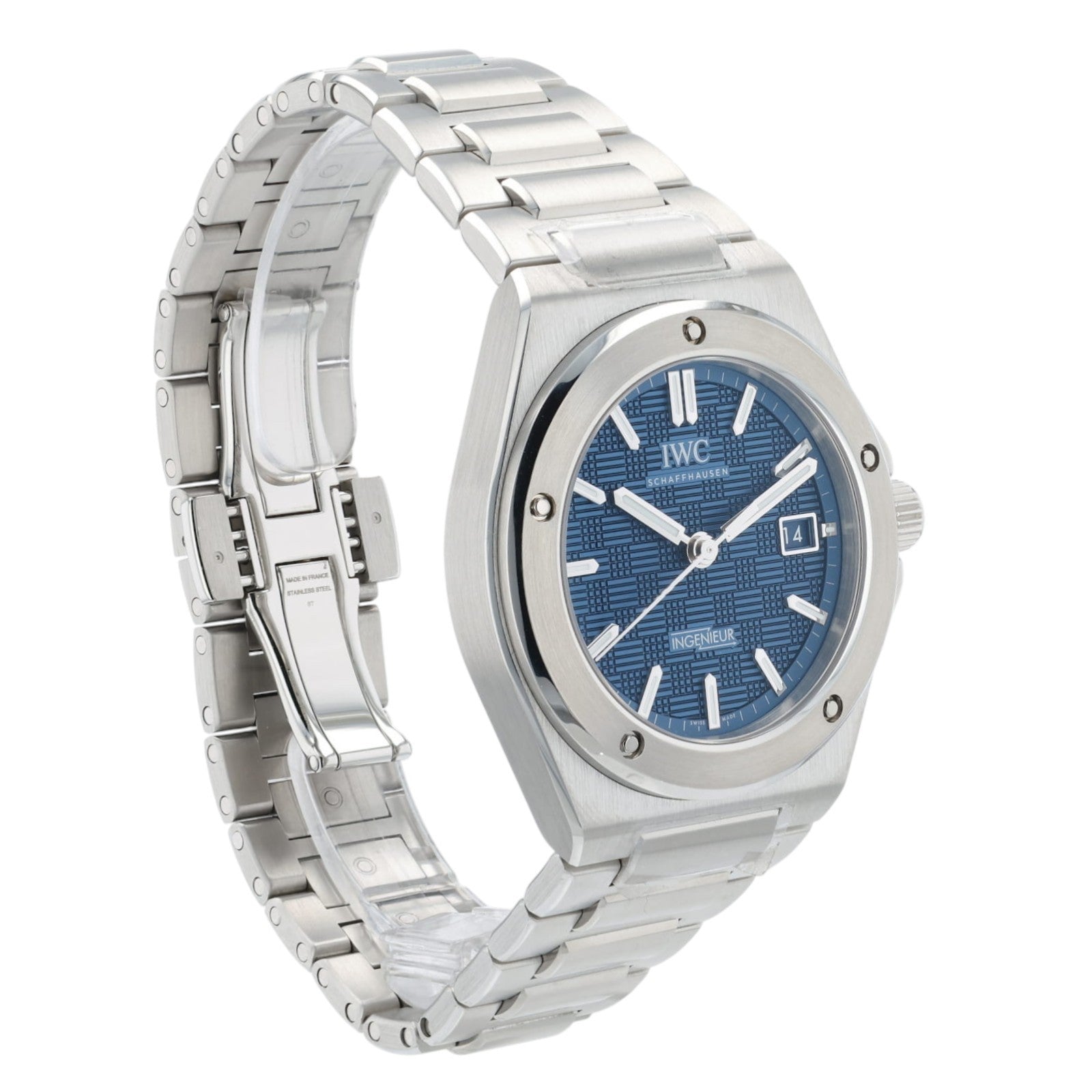 NEW 2026 IWC Ingenieur 40 Automatic Blue Dial Watch IW328907 - COMPLETE SET