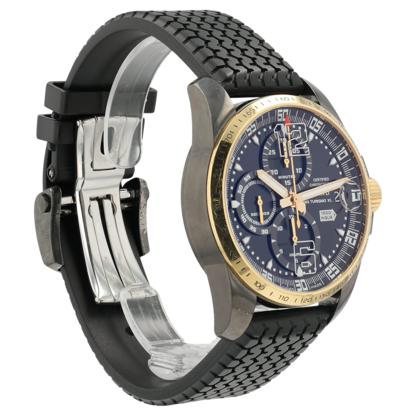 Chopard Mille Miglia Black Dial Steel & Rose Gold 44mm Automatic 168459-6001
