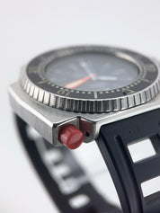 Omega Seamaster Ploprof Steel Blue Dial 45x55mm Automatic Mens Watch 166.077