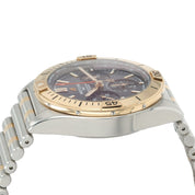 Breitling Chronomat Blue MOP Dial 18k Rose Gold & Steel 42mm Automatic UB0134