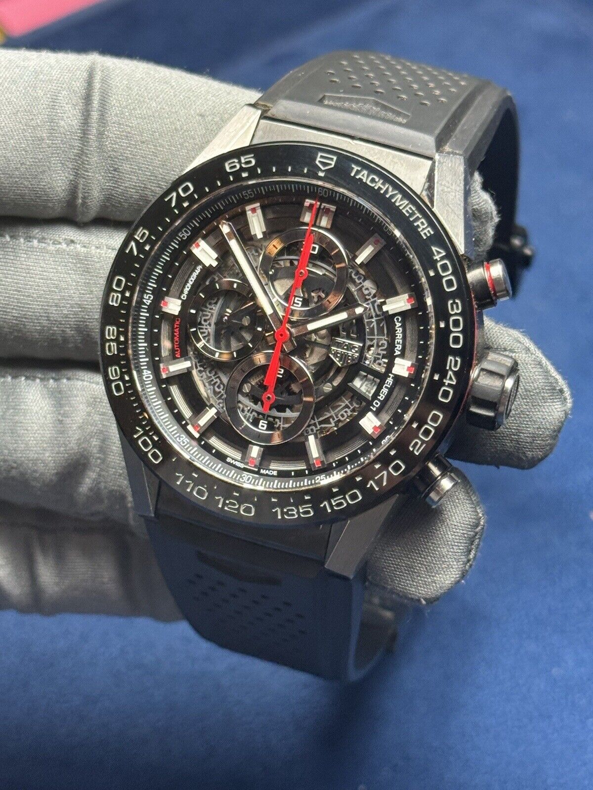 TAG HEUER Carrera Caliber Heuer 01 CAR2A1Z Skeleton Men's Watch