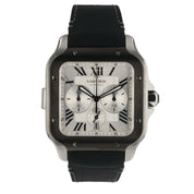 Cartier Santos Stainless Steel Silver Dial 41mm Automatic Men’s Watch WSSA0017