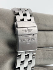 Breitling Blackbird Stainless Steel Black Dial 39mm Automatic Mens Watch A13350