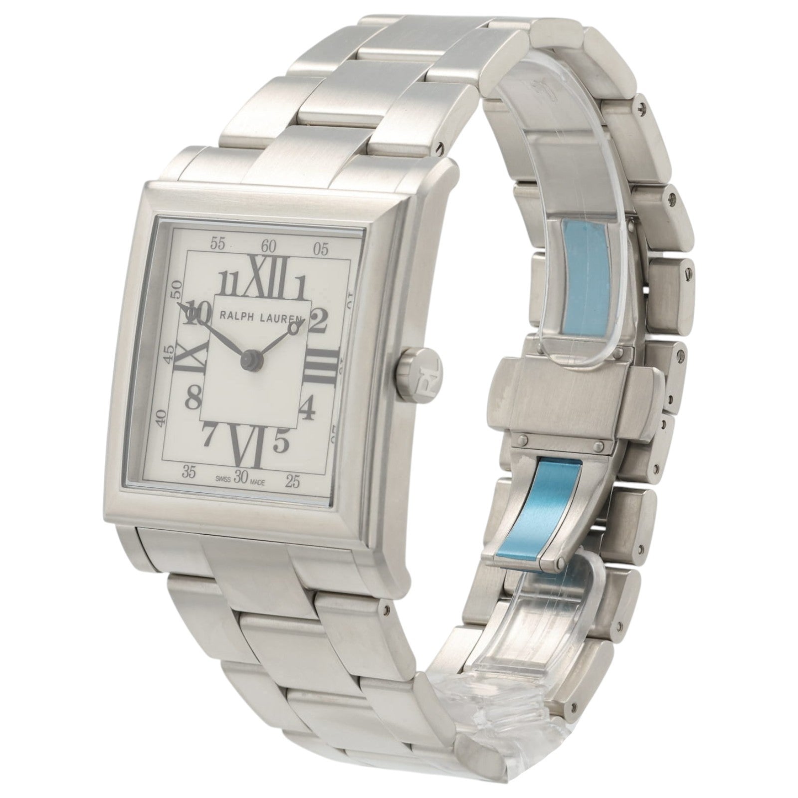 NEW Ralph Lauren 867 White Dial Stainless Steel 35mm Automatic Men's Watch