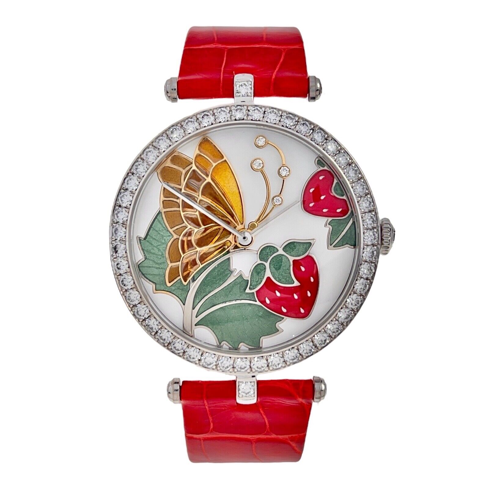 Van Cleef & Arpels Extraordinary Dials Watch Papillon Rouge Gourmand 105k MSRP