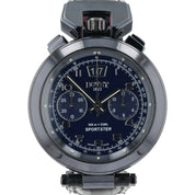 NEW 2025 Bovet Sportster Stainless Steel Blue Dial 44mm Automatic Mens SP0336