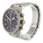 IWC GST Chronograph Titanium Black Dial 43mm Automatic Movement Men’s IW371503