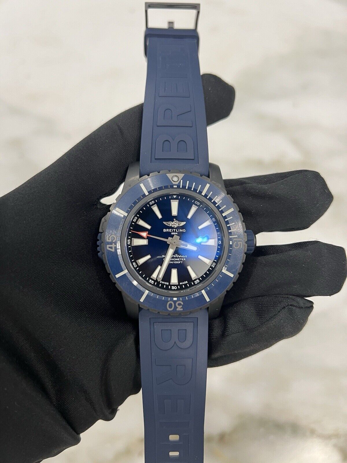 Breitling Superocean 48 Titanium Blue 48mm Automatic Men's Watch