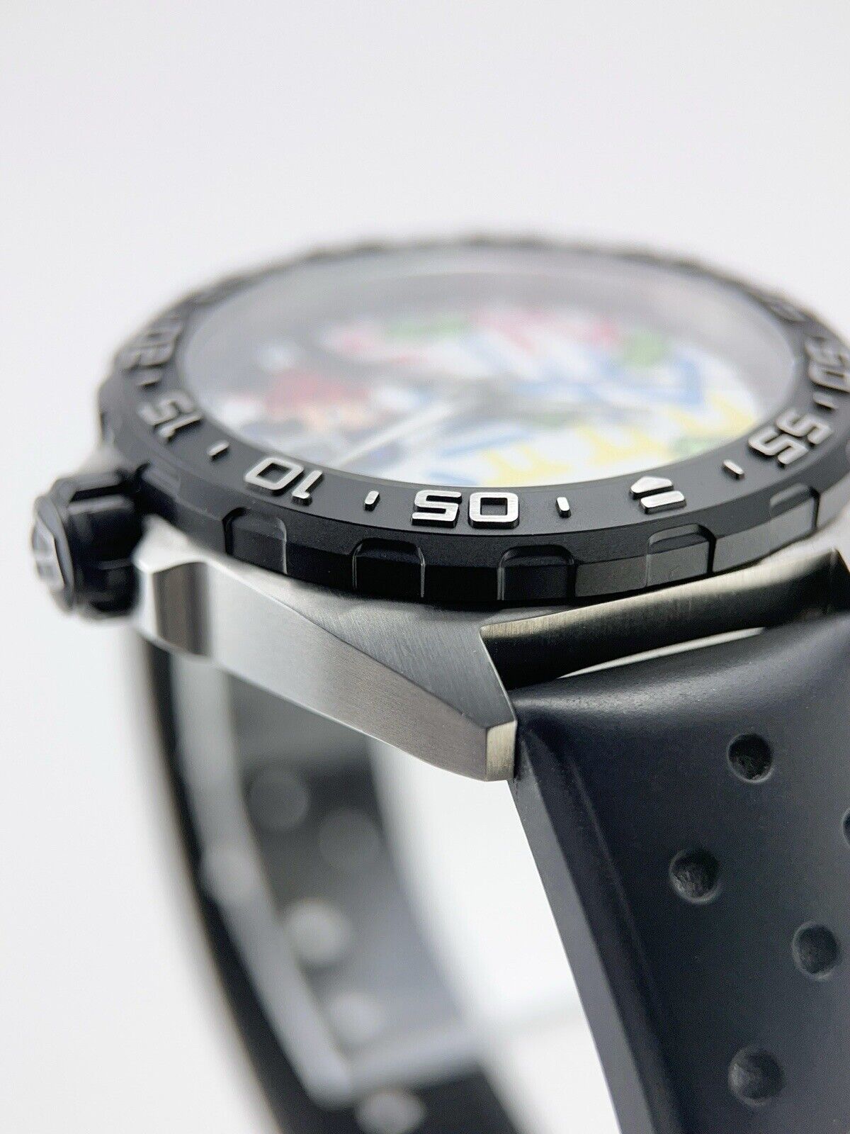 Tag Heuer Steel Formula 1 Alex Monopoly Steel White 41mm Quartz Watch WAZ1119