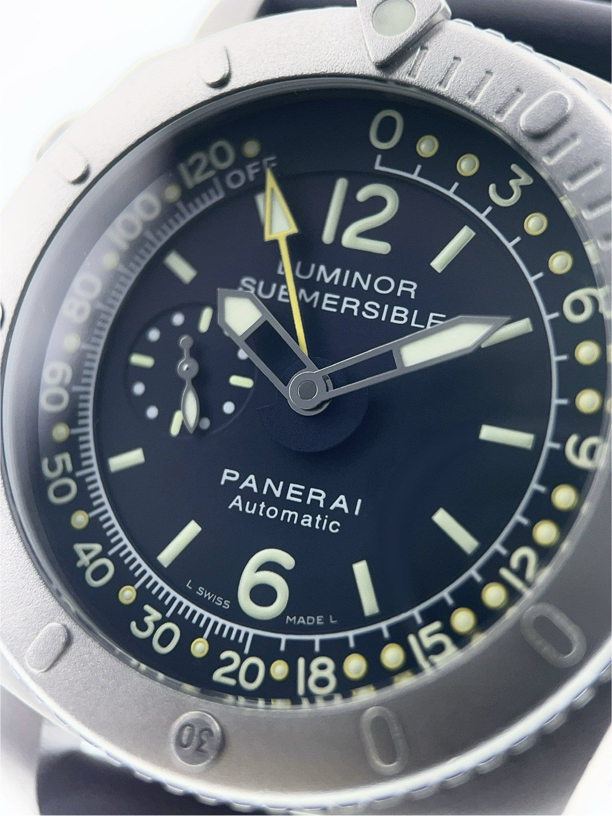 Panerai Luminor Submersible Titanium Blue Dial 47mm Automatic Mens PAM00307