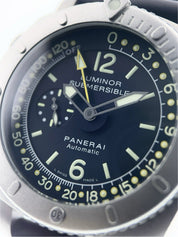 Panerai Luminor Submersible Titanium Blue Dial 47mm Automatic Mens PAM00307