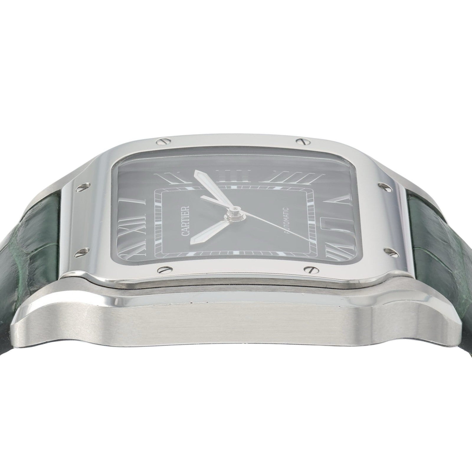 Cartier Santos Stainless Steel Green Dial 40mm Automatic Men’s Watch WSSA0062