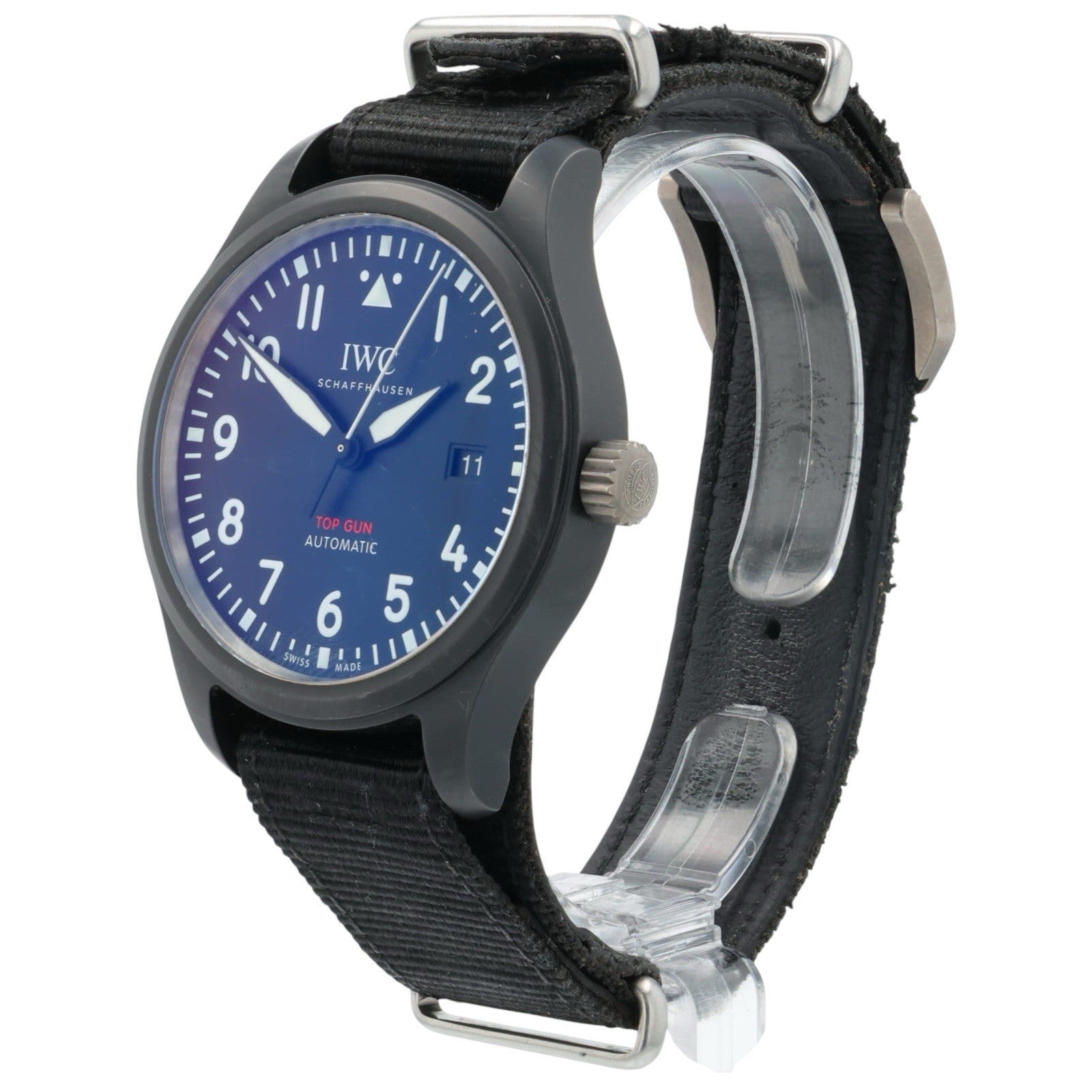 IWC Top Gun Ceramic Black Dial 41mm Automatic Movement Men’s Watch IW326901
