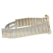 Omega Constellation Chronograph White Dial Gold & Steel 37mm Quartz Mens 1242.30