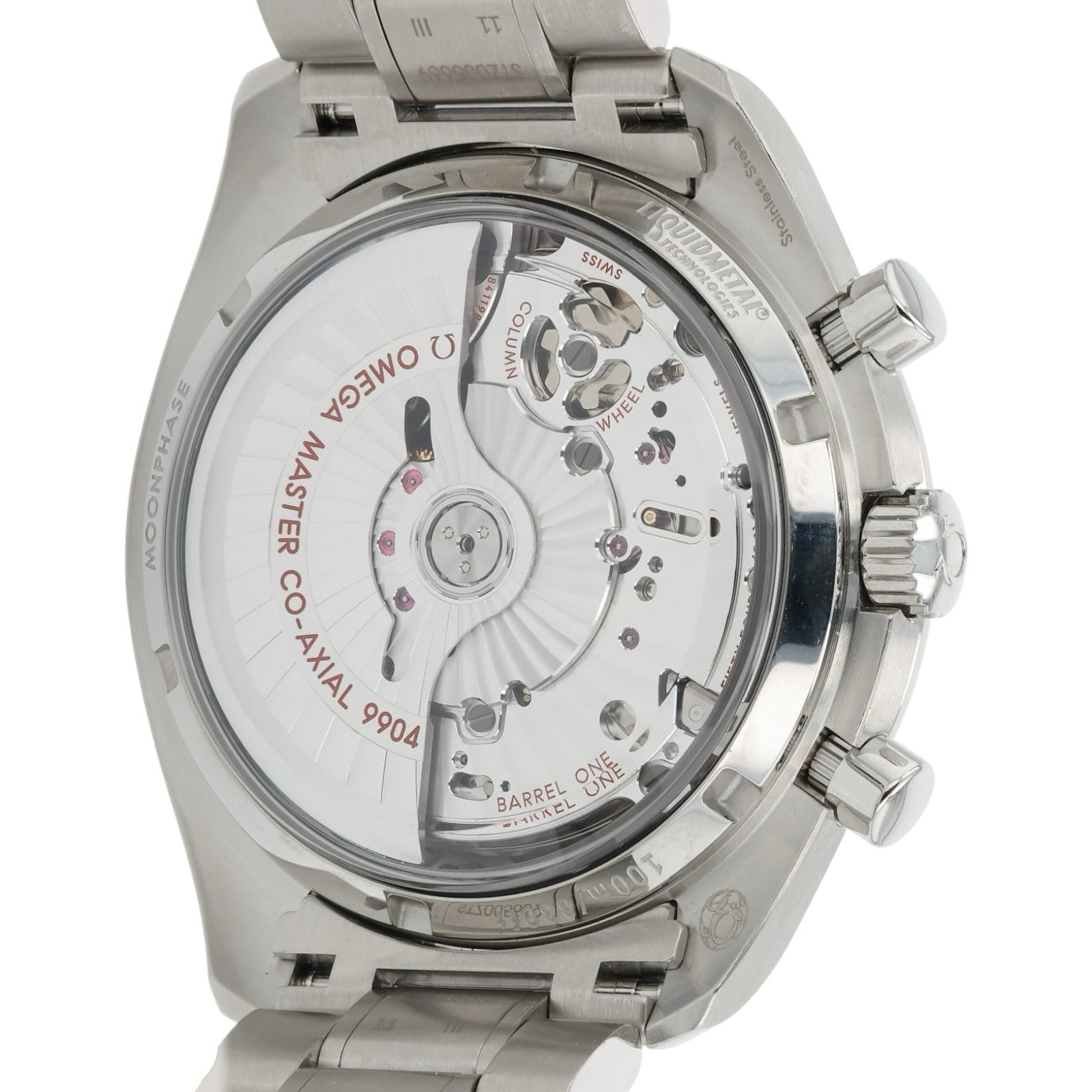 Omega Speedmaster Moonphase Steel Black Dial 44.25mm Mens 304.33.44.52.02.001