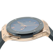 Hublot Classic Fusion 18k Rose Gold Carbon Dial 45mm Automatic 511.PM.1780.RX