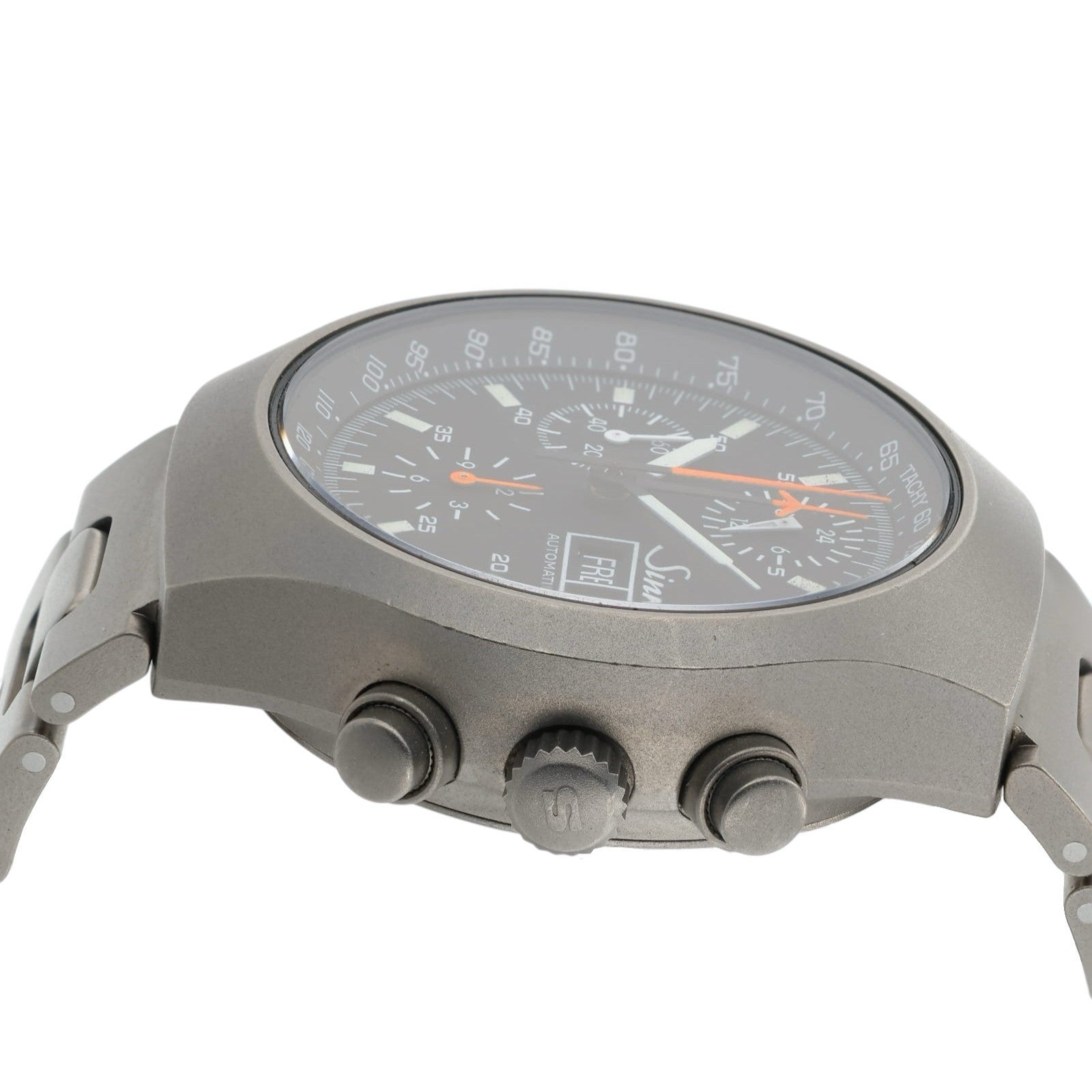 Sinn Chronograph Day Date Black Dial Titanium 40mm Automatic Men’s Watch 157