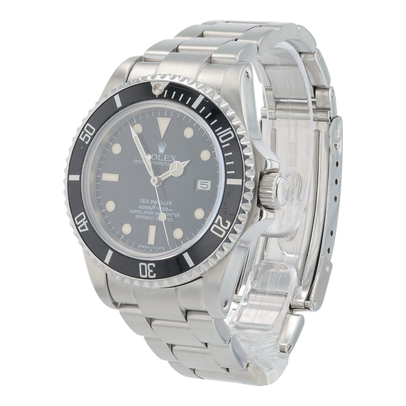 Rolex Sea-Dweller Stainless Steel Black Spider Dial 40mm Automatic Mens 16660