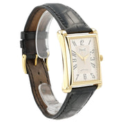 Piaget Emperador Silver Dial 18k Rose Gold 32x41mm Automatic Mens Watch P10041
