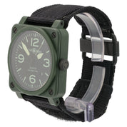 Bell & Ross Black Dial Green Ceramic 42mm Automatic Men’s Watch BR03-92-CK