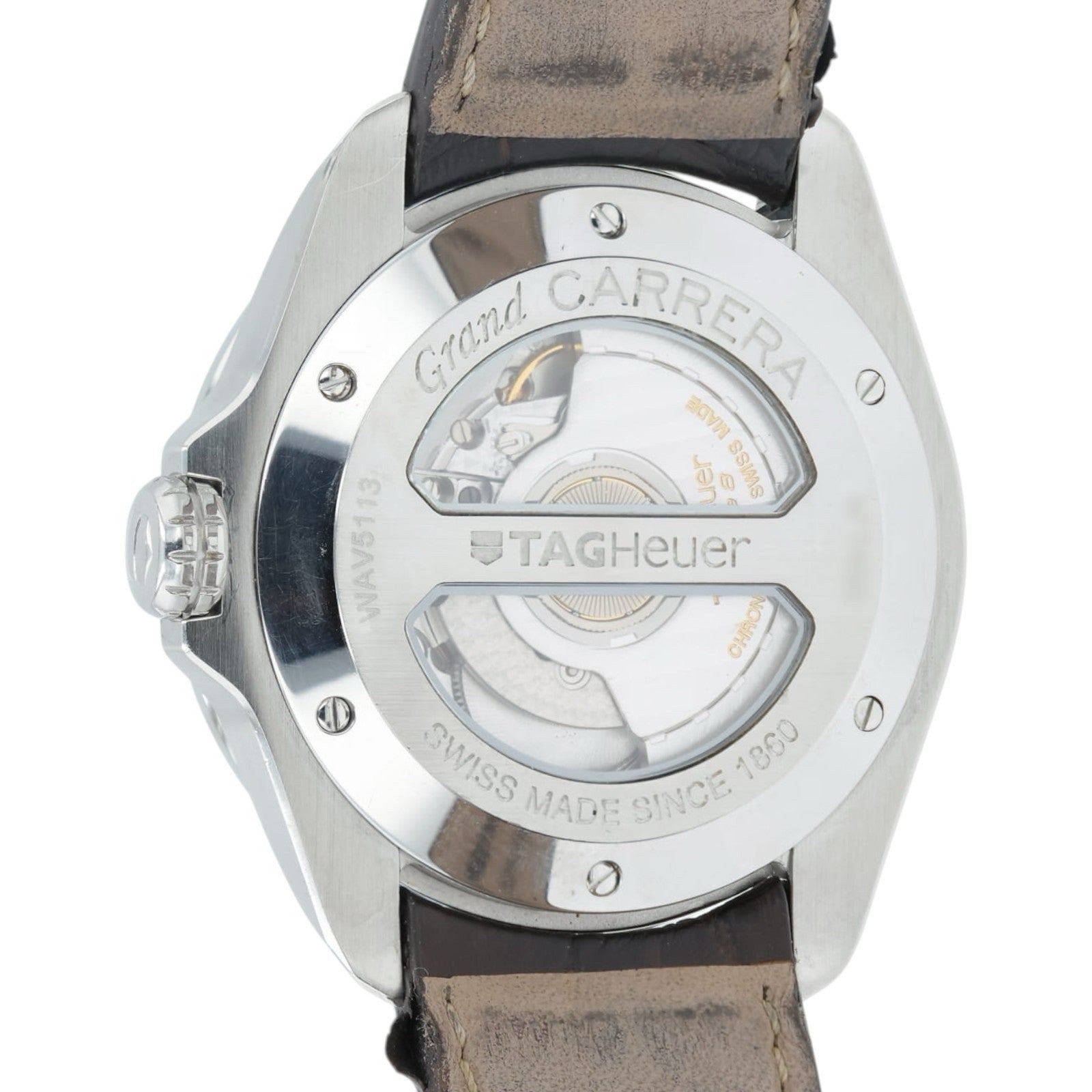 Tag Heuer Grand Carrera Brown Dial Steel 43mm Automatic Men’s Watch WAV5113