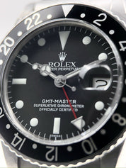 Rolex GMT-Master Stainless Steel Black 40mm Automatic Men’s Watch 1675