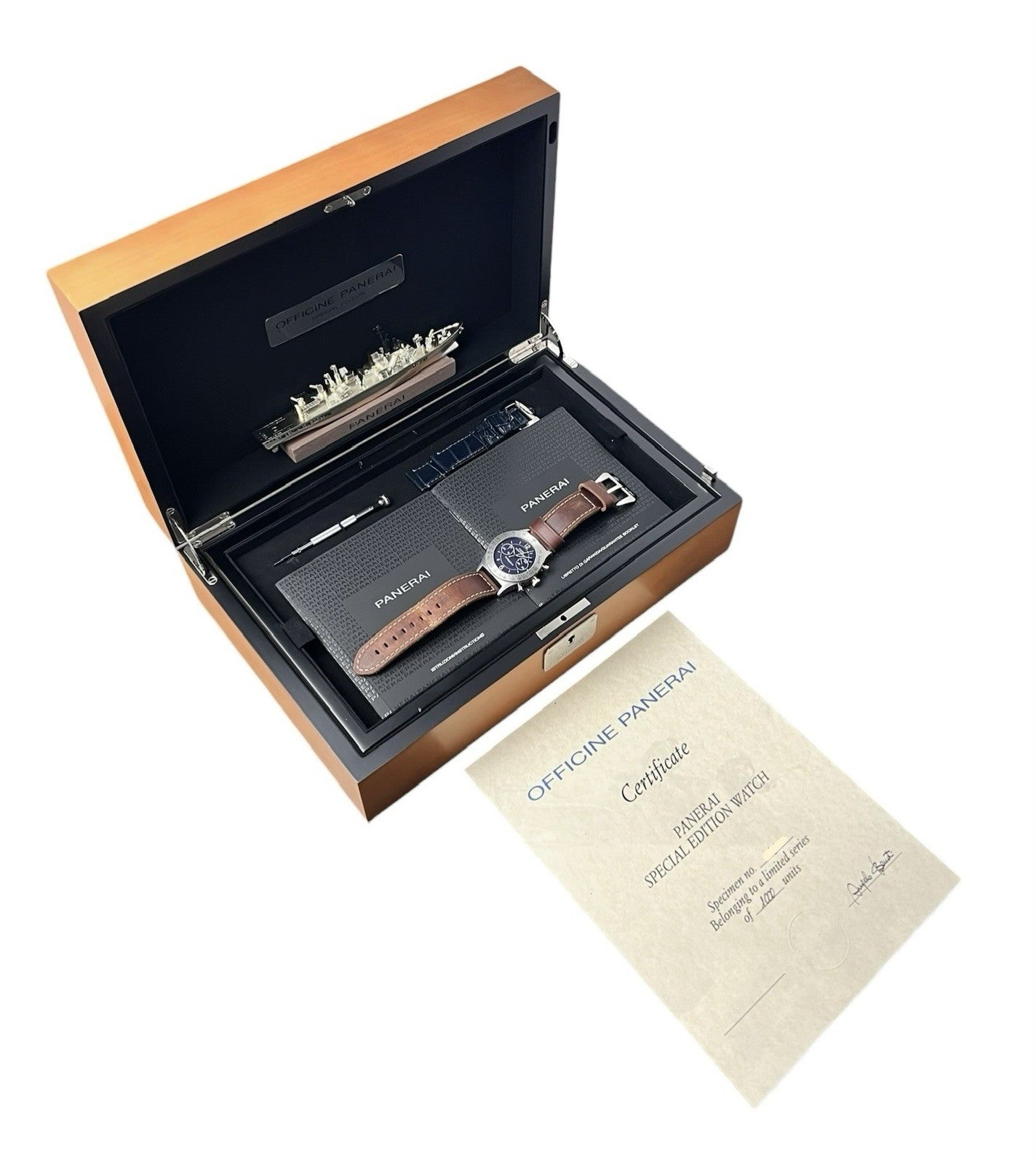 Panerai Mate Nostrum Stainless Steel Blue Dial 42mm Manual Wind Men’s PAM00716