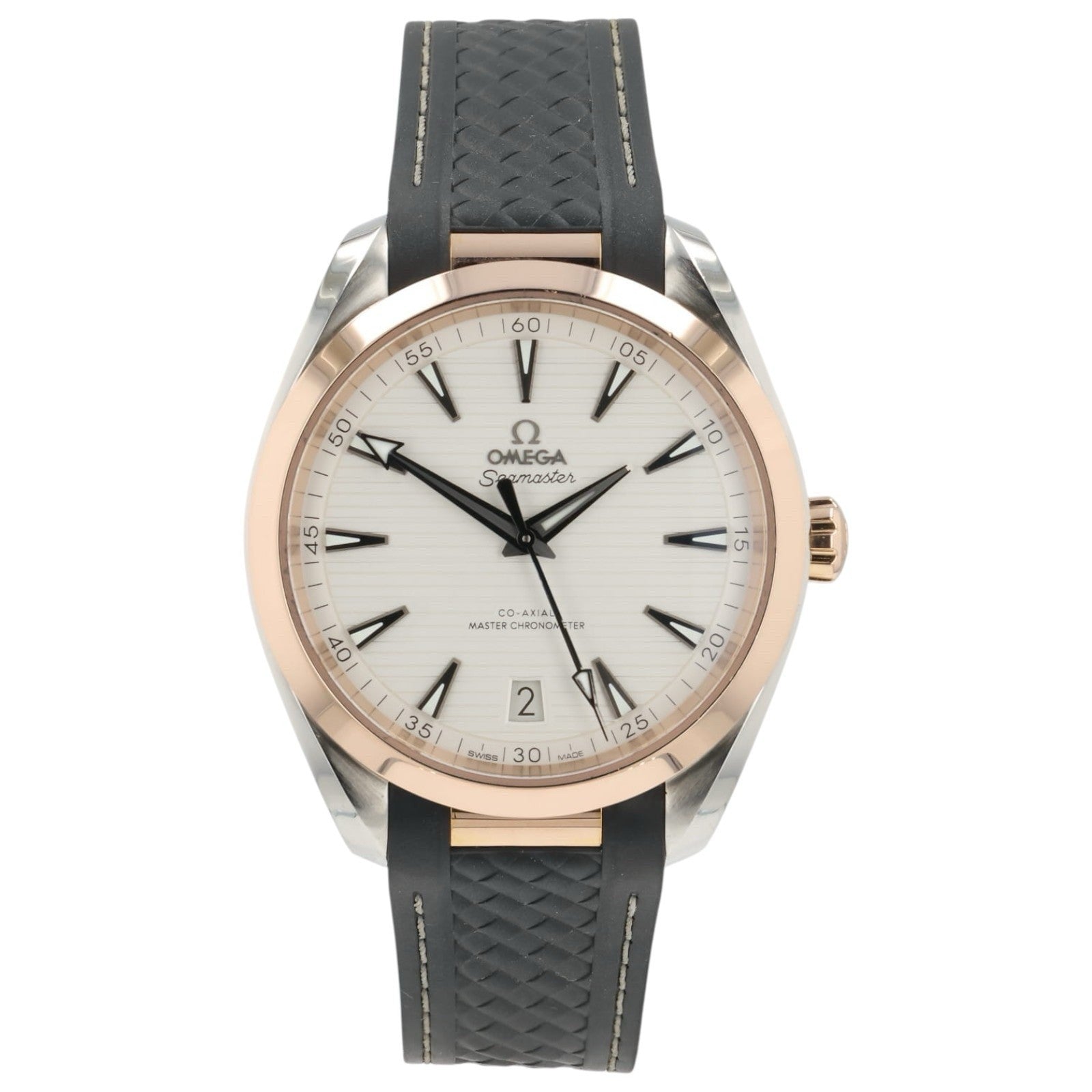 Omega Seamaster Silver Dial Steel & Rose Gold 41mm Automatic 220.22.41.21.02.001