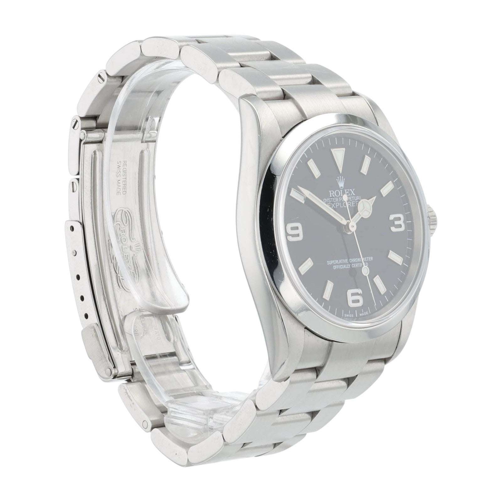 Rolex Explorer Stainless Steel Black Dial 36mm Automatic Men’s Watch 114270