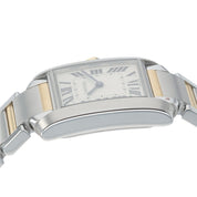 Cartier Tank Francaise Steel and Gold White Dial 25mm Quartz Women’s W2TA0003