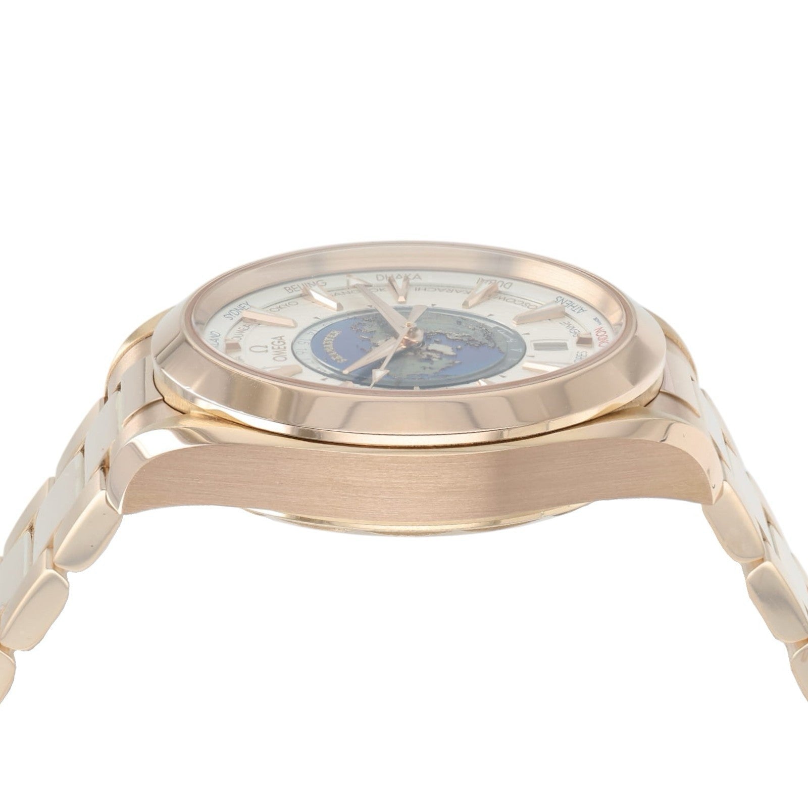 Omega Seamaster Aqua Terra White Dial 18k Rose Gold 43mm 220.50.43.22.02.001