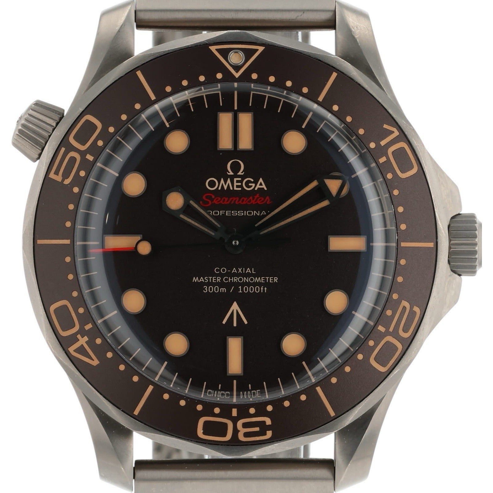 Omega Seamaster Diver 007 Titanium Brown Dial 42mm Automatic 210.90.42.20.01.001