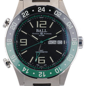 Ball Roadmaster Titanium Black Dial 40mm Automatic Movement Mens Watch DG3000A