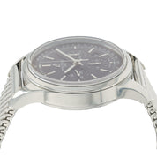 Breitling Transocean Black Dial Stainless Steel 43mm Automatic Mens Watch AB0152