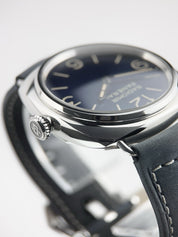 Panerai Radiomir Stainless Steel Blue Dial 45mm Manual Wind Mens Watch PAM01383