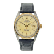 Rolex Datejust Gold & Steel 36mm Gold Dial Automatic Men's Watch 1601