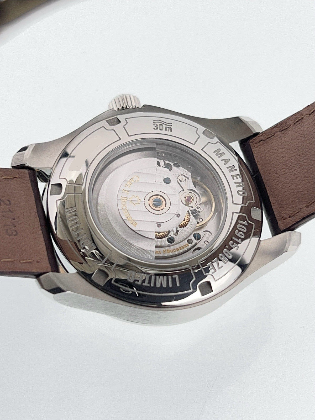 Carl F Bucherer Date Steel Champagne Dial 42mm Automatic Men’s Watch 10915.08