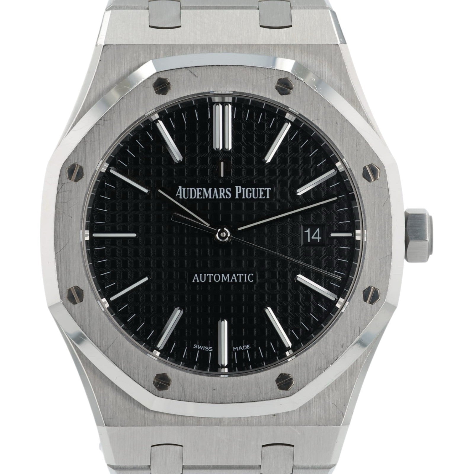 Audemars Piguet Royal Oak Black Dial Steel 41mm Automatic Men’s Watch 15400ST