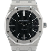 Audemars Piguet Royal Oak Black Dial Steel 41mm Automatic Men’s Watch 15400ST