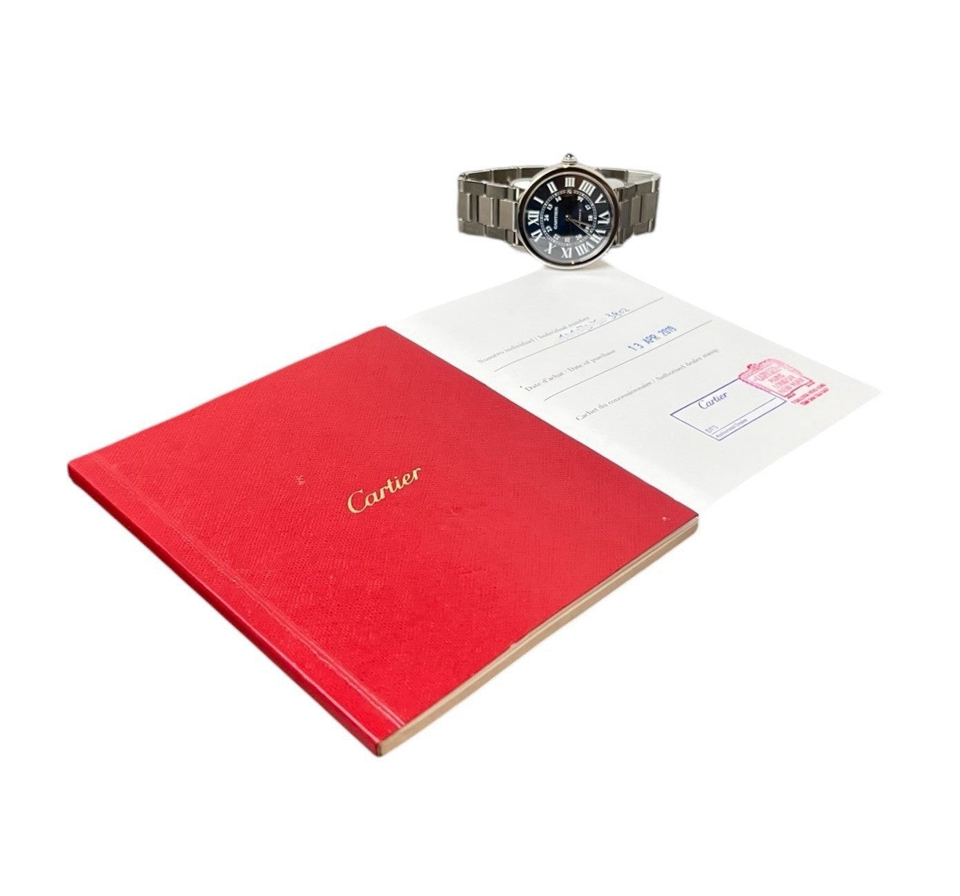 Cartier Ronde Solo de Cartier Stainless Steel Blue Dial 42mm Automatic WSRN0023