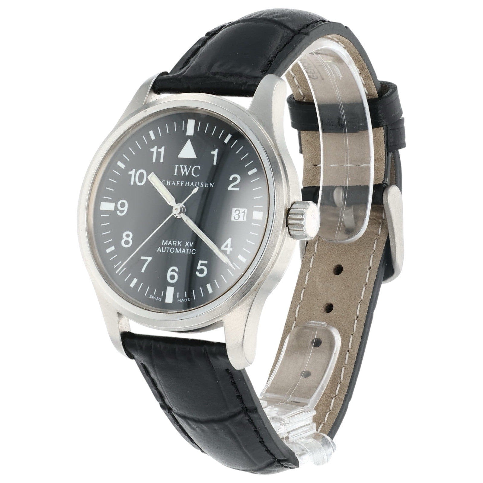 IWC Pilot's Watch Mark XV Steel Black Dial 38mm Automatic Men’s Watch IW325301