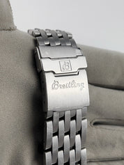 Breitling Navitimer Stainless Steel Silver Dial 41mm Automatic Mens Watch A41322