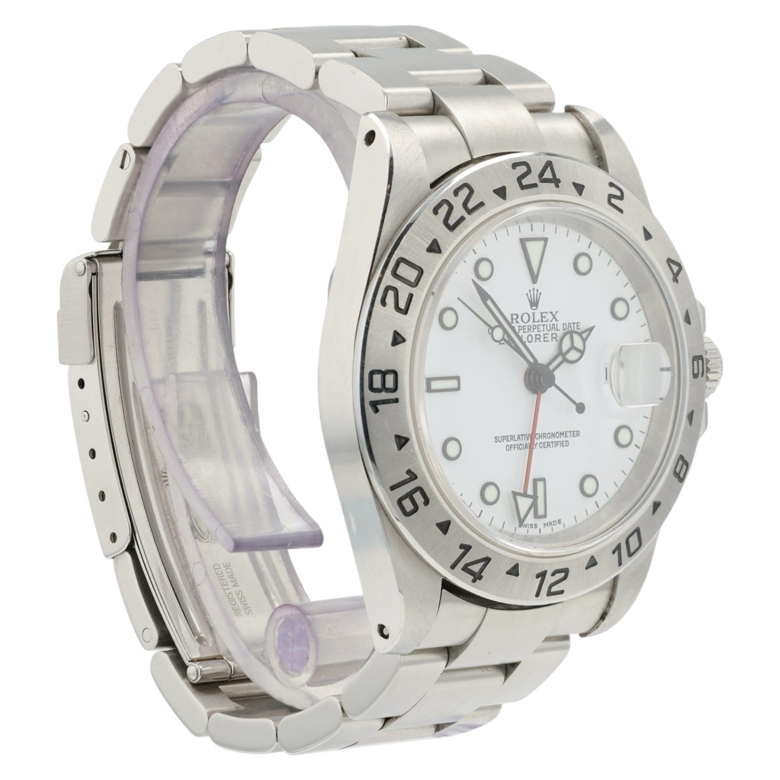 Rolex Explorer II White Dial Stainless Steel 40mm Automatic Men’s Watch 16570